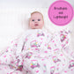 Pink Golf Cotton Muslin Swaddle Blanket - Magnolia BabySwaddle Blanket