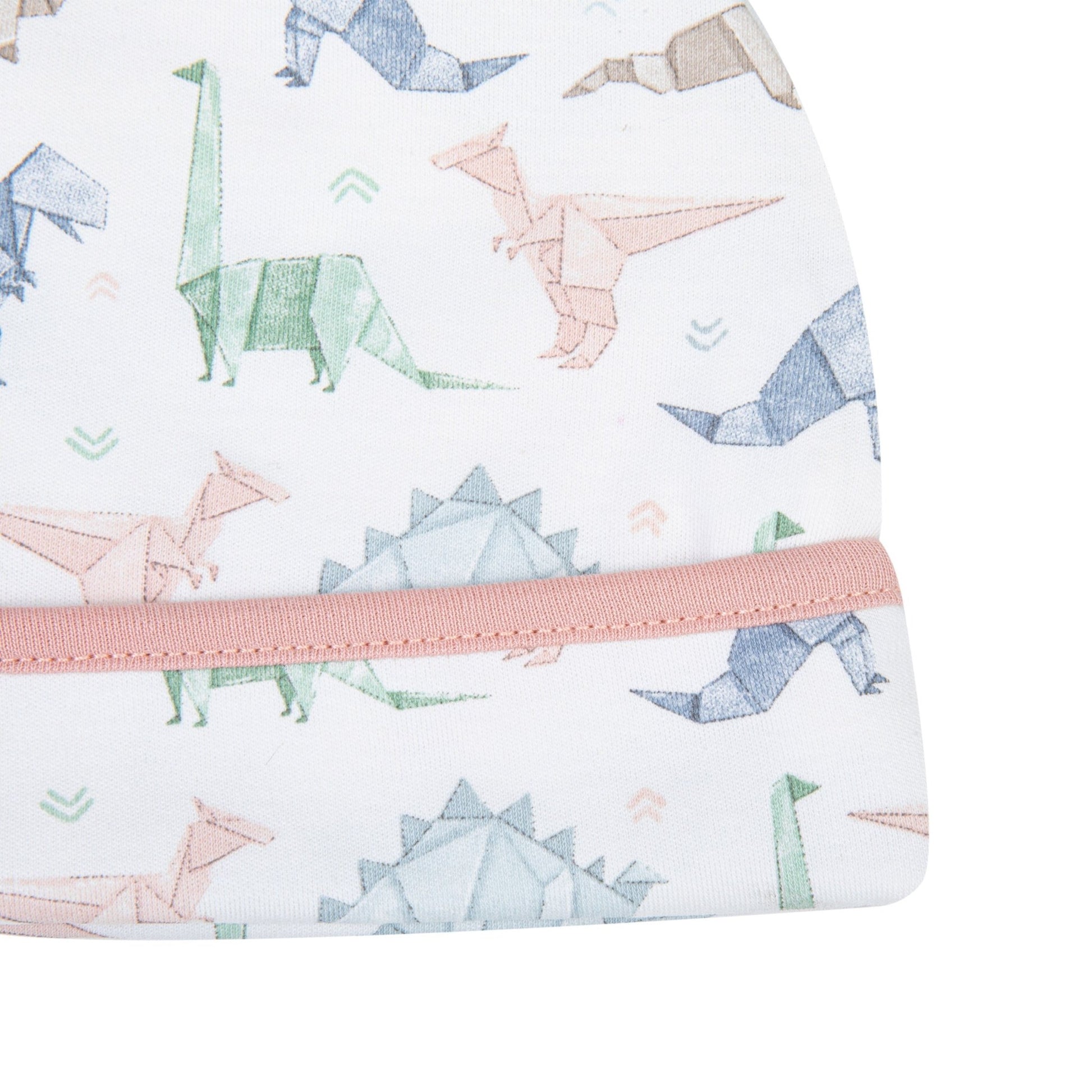 Pink Origami Dinos Hat by Luna and Arlo - Magnolia BabyHat