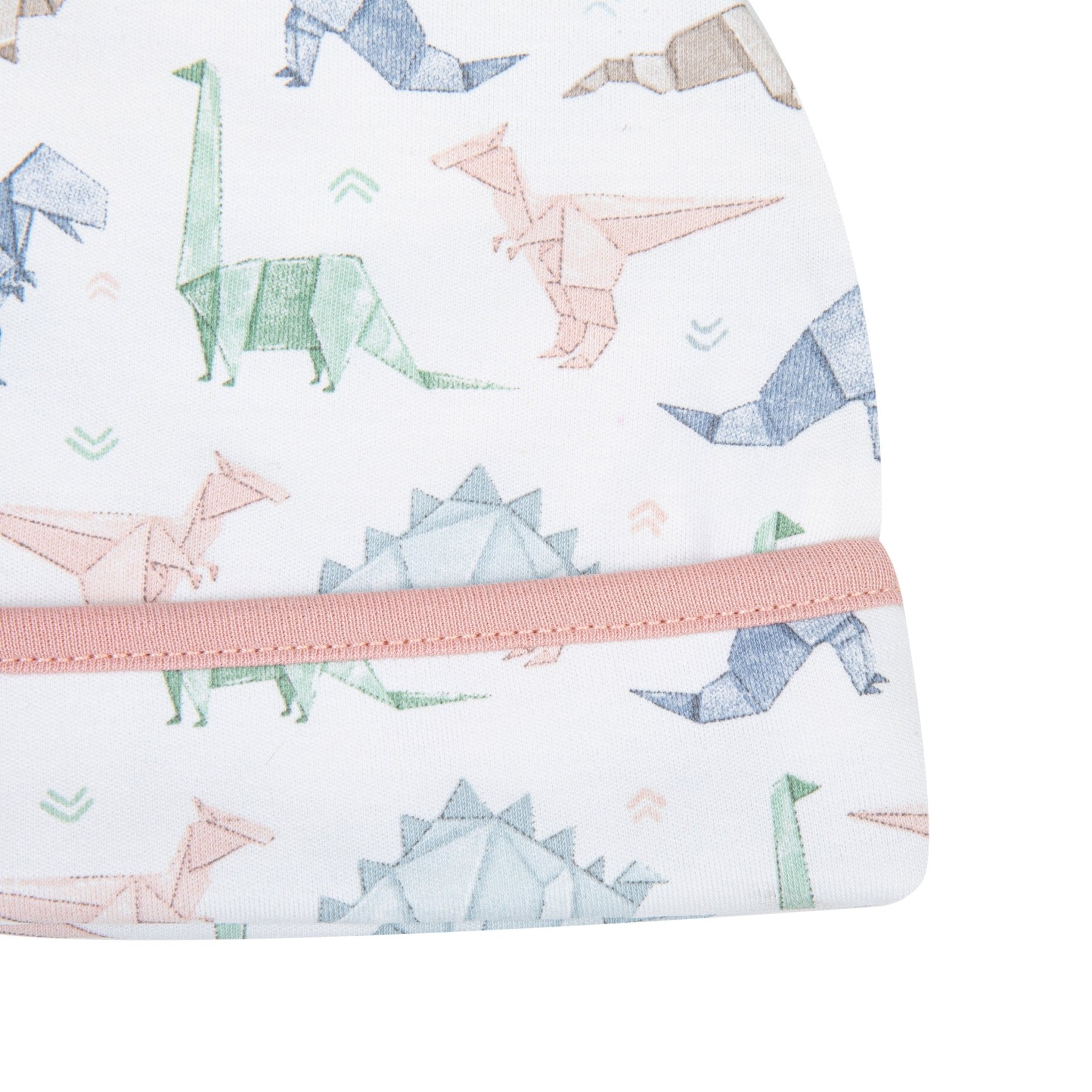 Pink Origami Dinos Hat by Luna and Arlo - Magnolia BabyHat