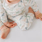 Pink Origami Dinos Long Pajamas by Luna and Arlo - Magnolia BabyLong Pajamas