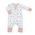 Pink Origami Dinos Playsuit by Luna and Arlo - Magnolia BabyPlaysuit