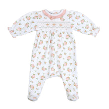  Pink Pumpkins Smocked Footie - Magnolia BabyFootie