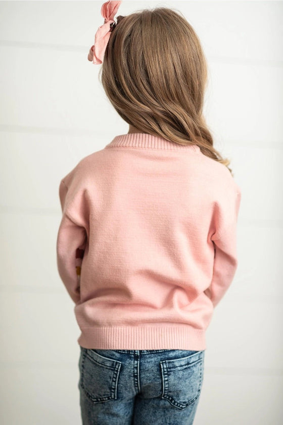 Pink Rainbow Sweater - Magnolia BabySweater