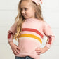 Pink Rainbow Sweater - Magnolia BabySweater
