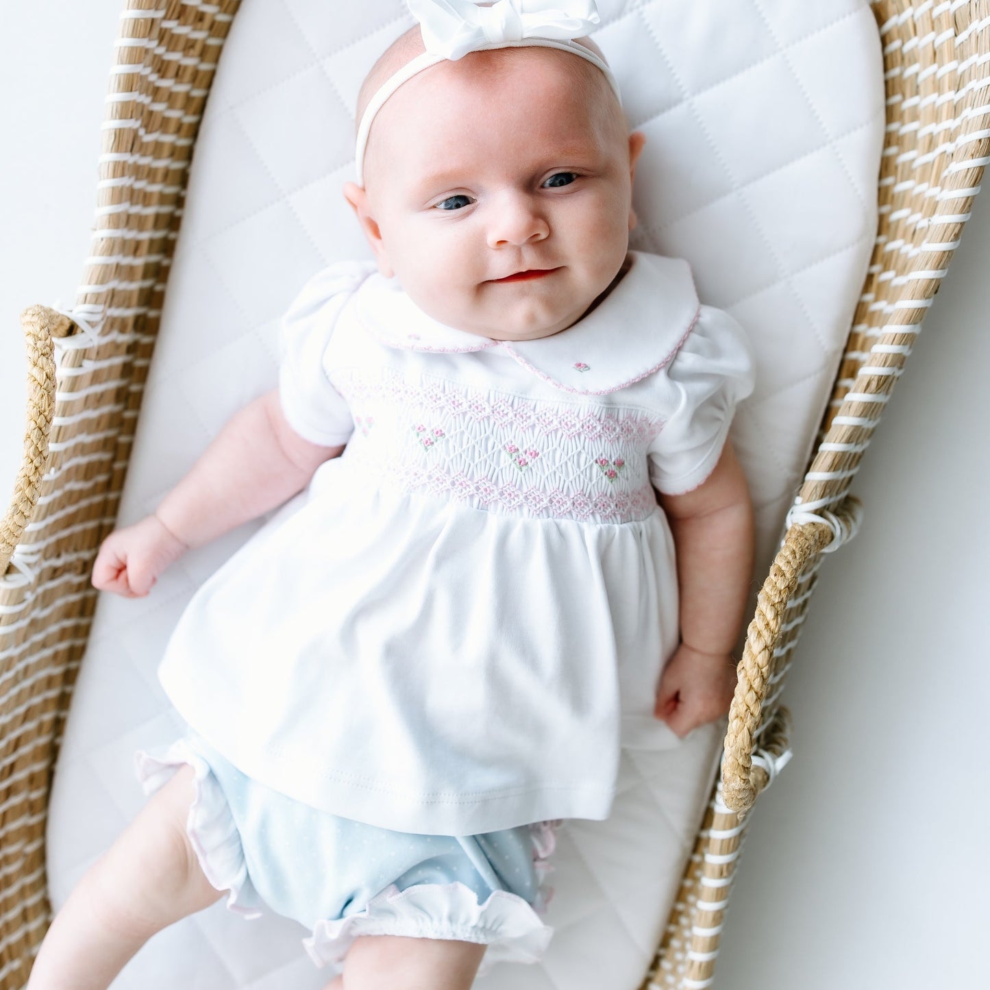 Piper's Classics Smocked Diaper Cover Set - Magnolia BabyDiaper Cover