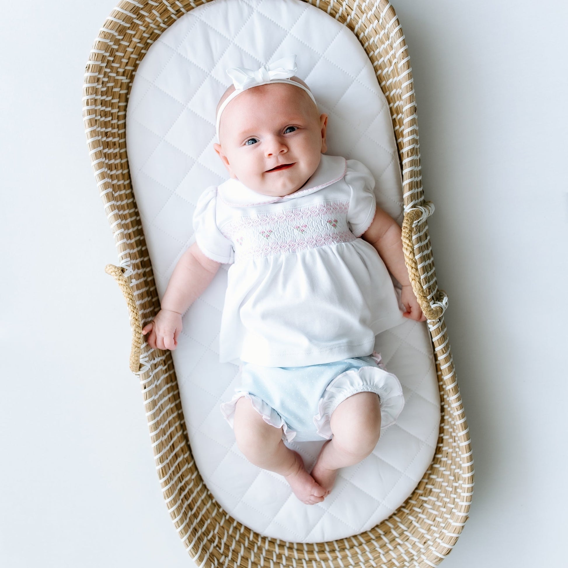 Piper's Classics Smocked Diaper Cover Set - Magnolia BabyDiaper Cover