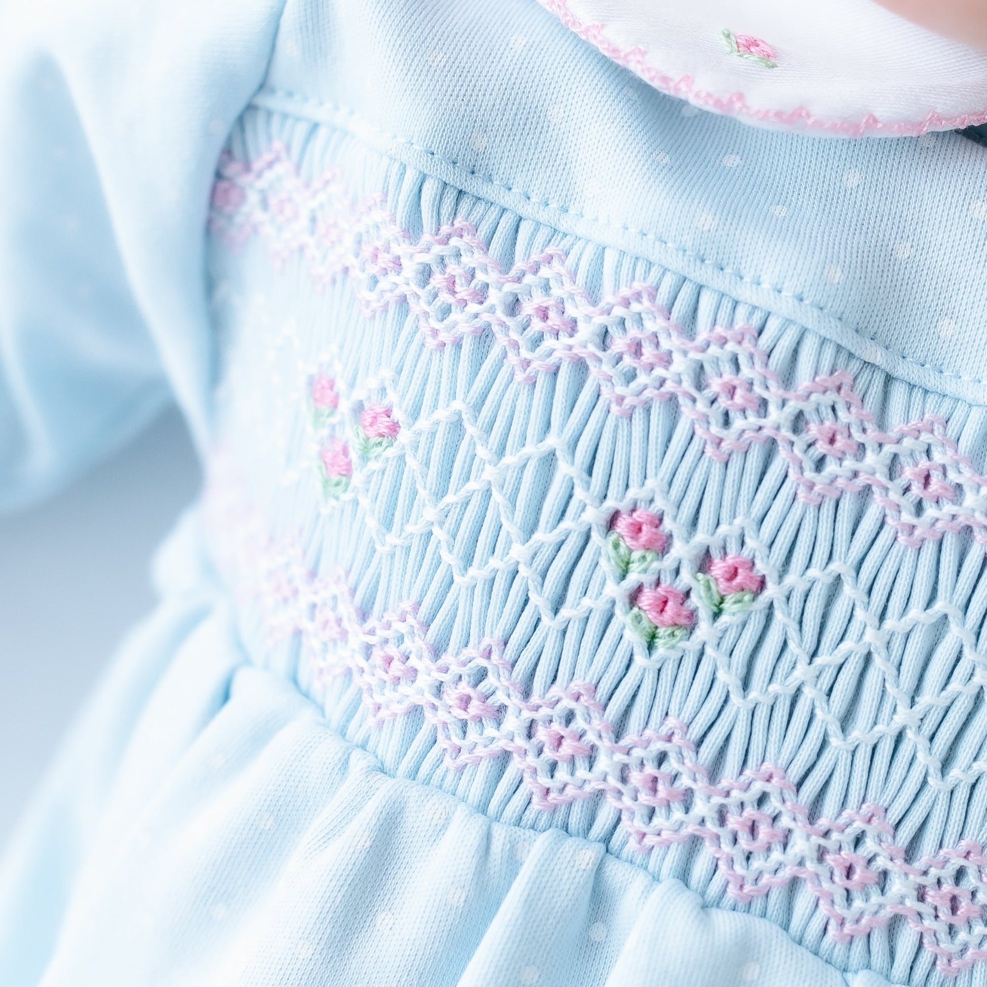Piper's Classics Smocked Footie - Magnolia BabyFootie