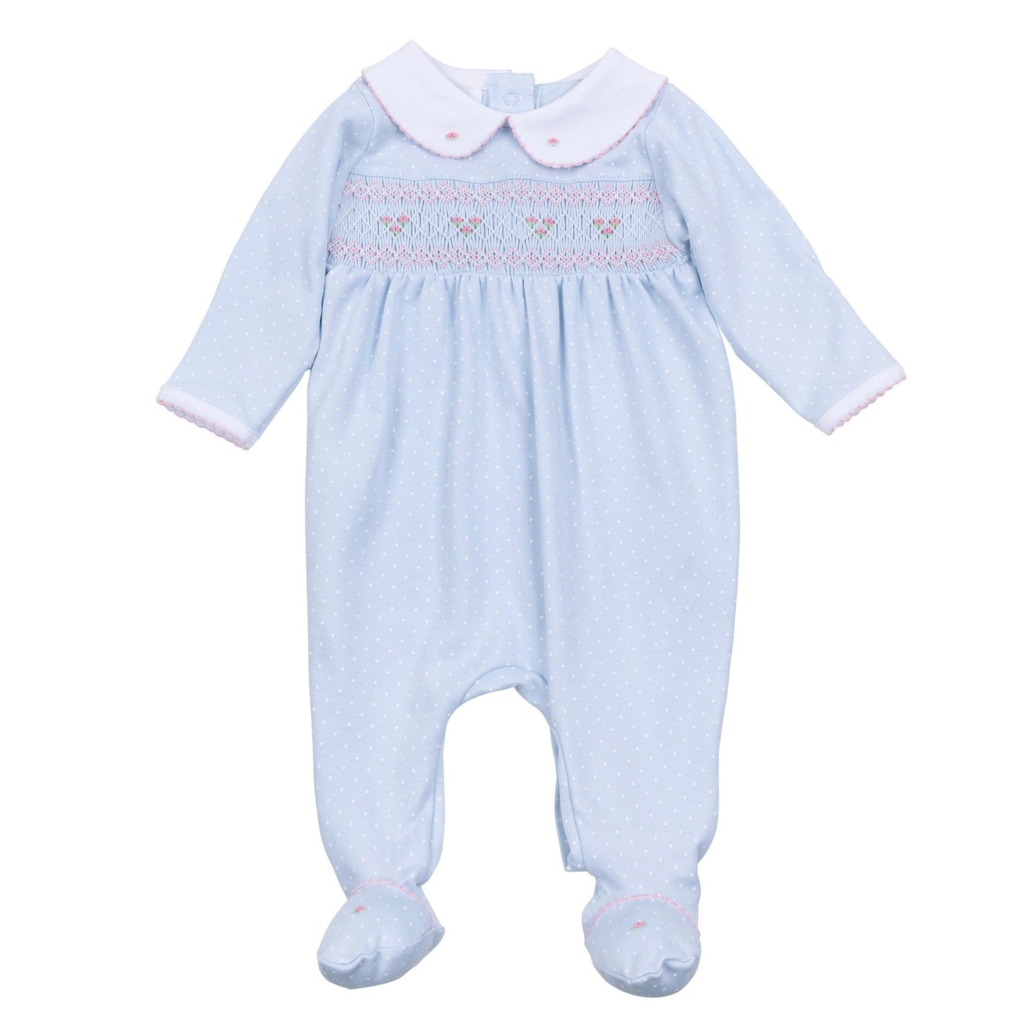 Piper's Classics Smocked Footie - Magnolia BabyFootie