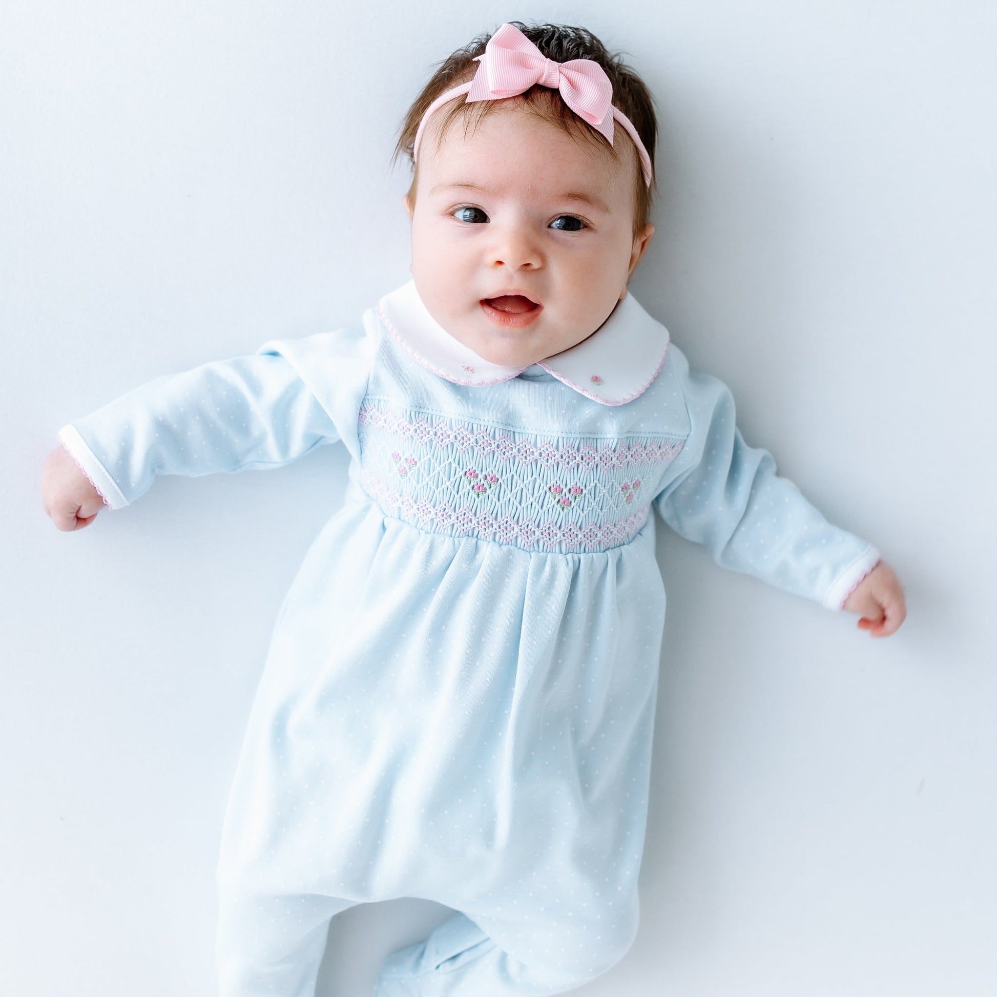 Piper's Classics Smocked Footie - Magnolia BabyFootie