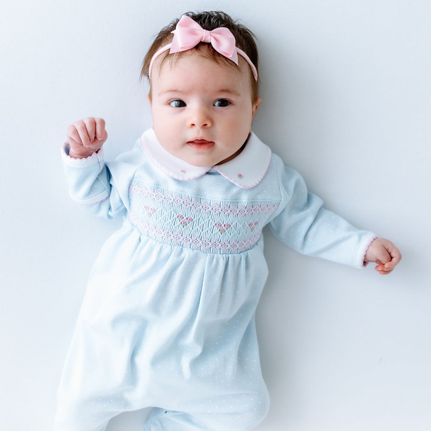 Piper's Classics Smocked Footie - Magnolia BabyFootie