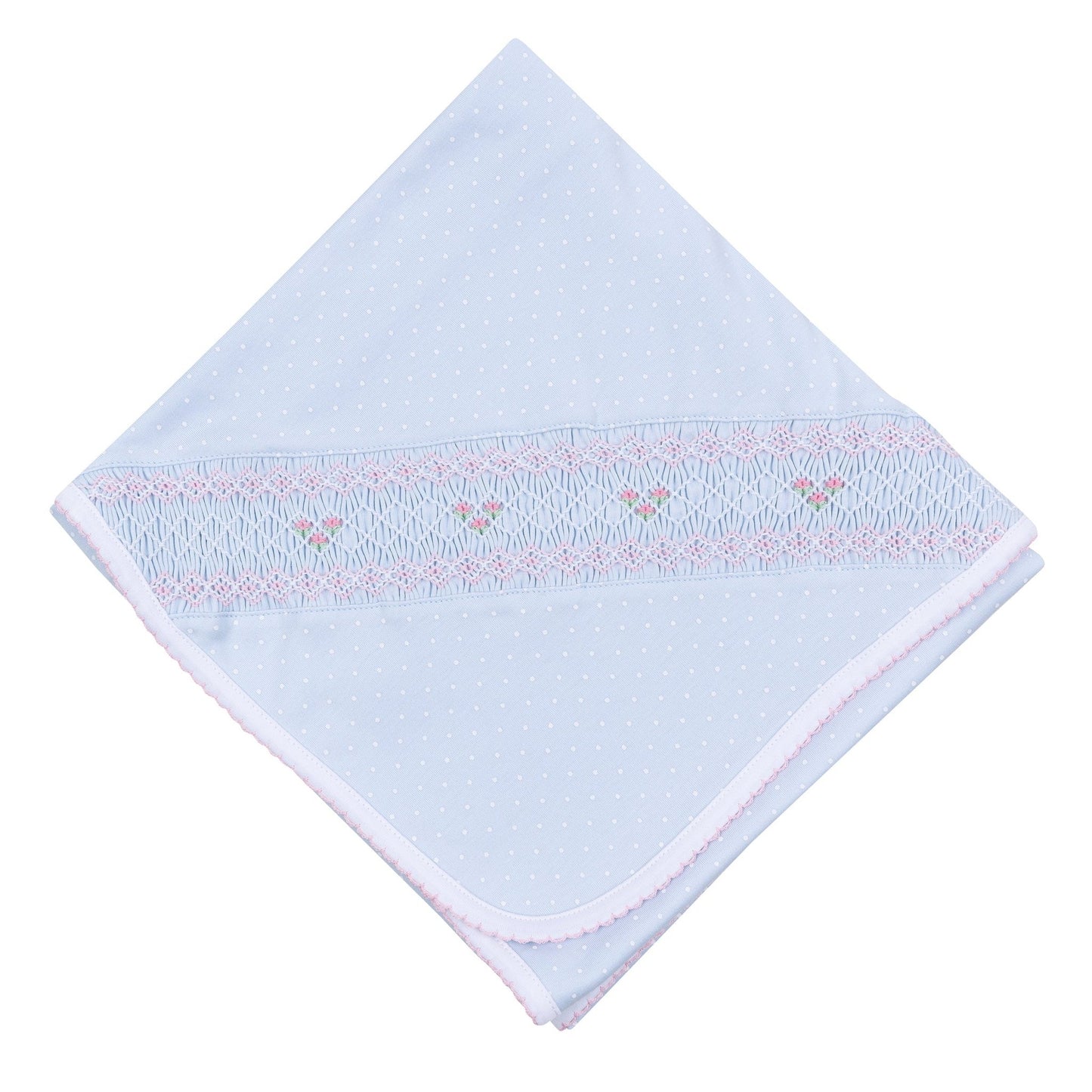 Piper's Classics Smocked Receiving Blanket - Magnolia BabyReceiving Blanket