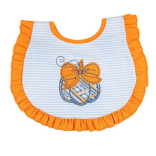  Plaid Pumpkin Applique Bib - Magnolia BabyBib