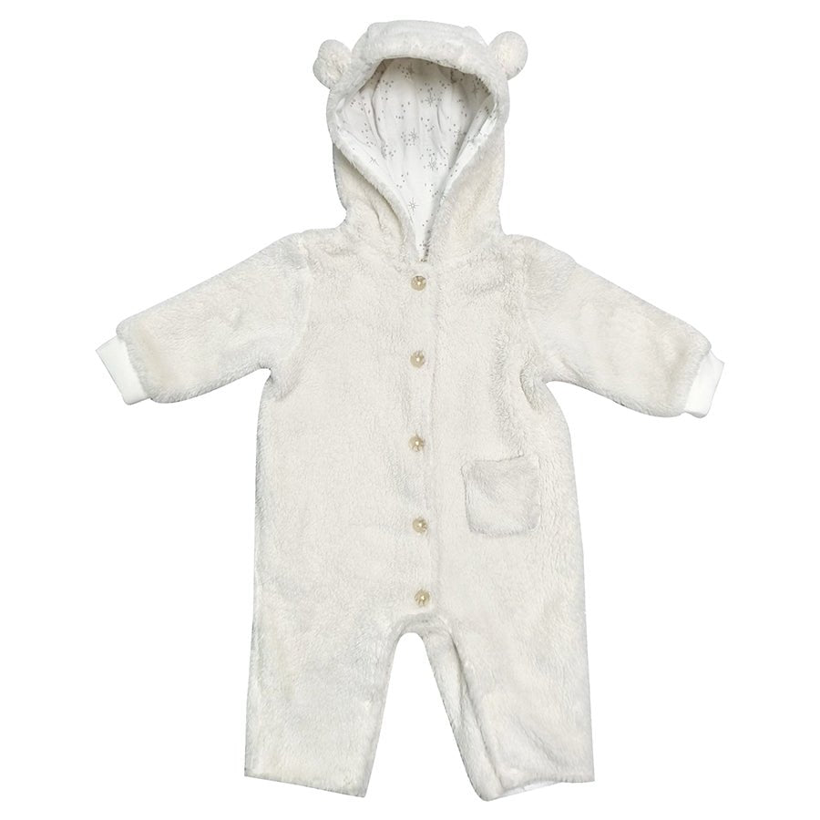 Polar Bear Hooded Romper - Magnolia BabyPlaysuit