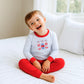 Pop!Boom!Bam! Applique Long Pajamas - Magnolia BabyLong Pajamas