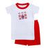Pop!Boom!Bam! Applique Short Pajamas - Magnolia BabyShort Pajamas