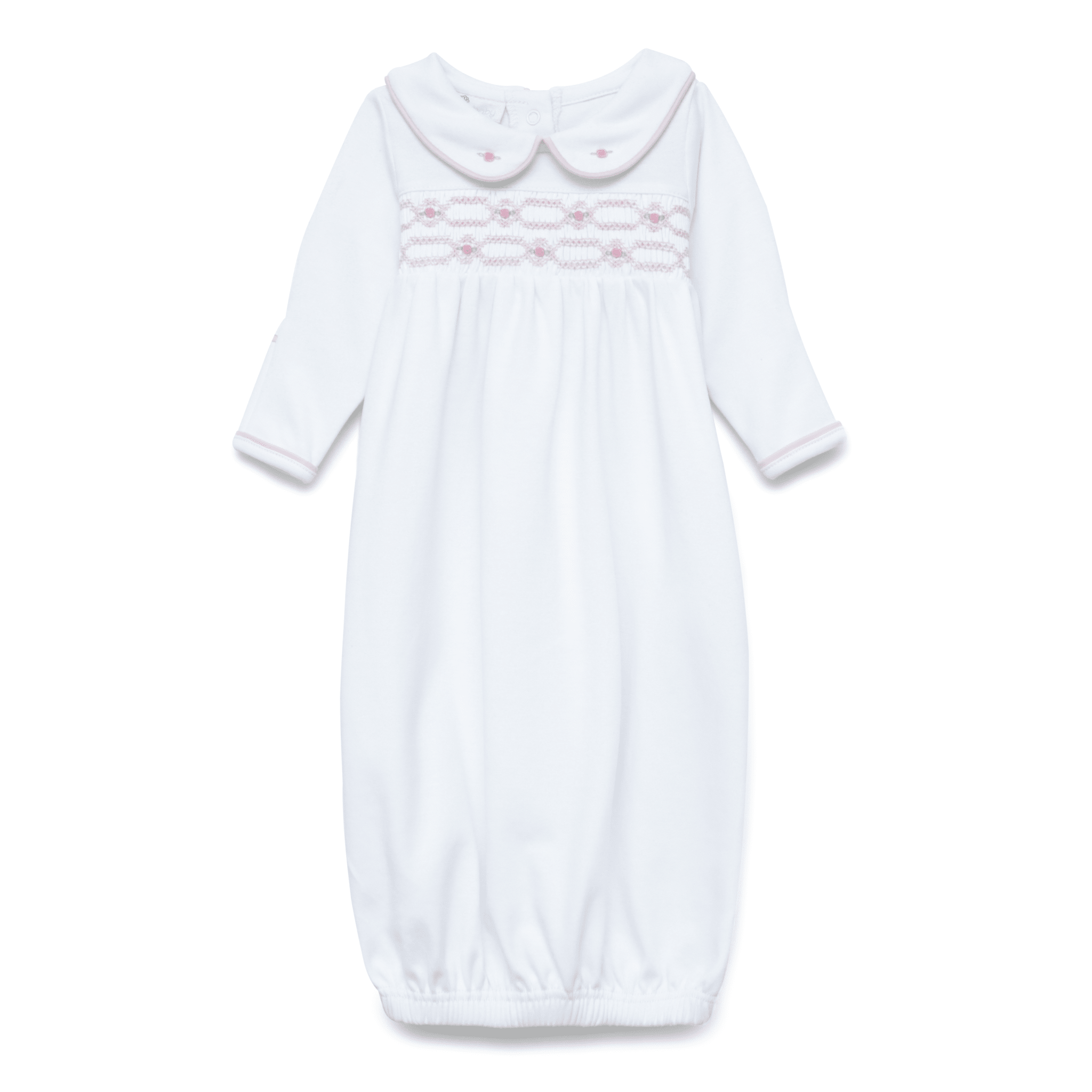Magnolia Baby_Poppy Smocked Gathered Gown_1