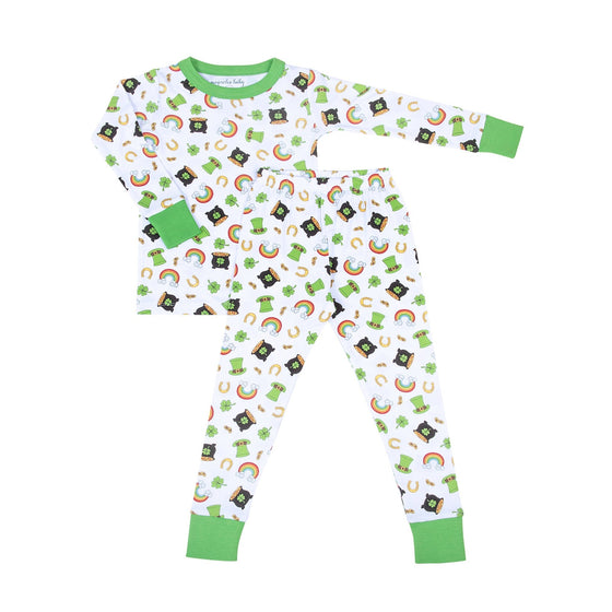 Pots of Gold Long Pajamas - Magnolia BabyLong Pajamas