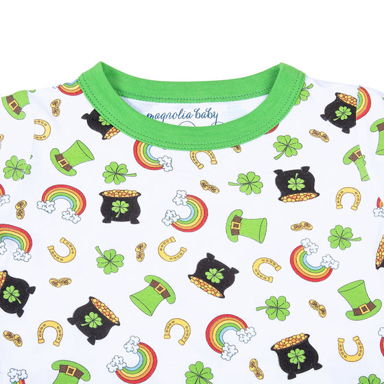 Pots of Gold Long Pajamas - Magnolia BabyLong Pajamas