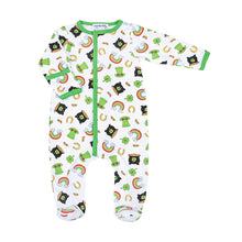  Pots of Gold Print Footie - Magnolia BabyFootie