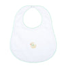 Precious Ducklings Embroidered Bib - Celery - Magnolia BabyBib