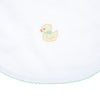 Precious Ducklings Embroidered Bib - Celery - Magnolia BabyBib