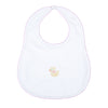 Precious Ducklings Embroidered Bib - Pink - Magnolia BabyBib