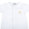 Precious Ducklings Embroidered Footie - Pink - Magnolia BabyFootie