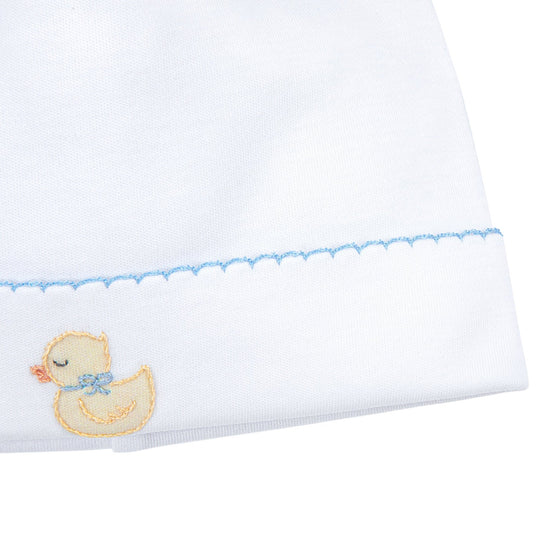 Precious Ducklings Embroidered Hat - Blue - Magnolia BabyHat