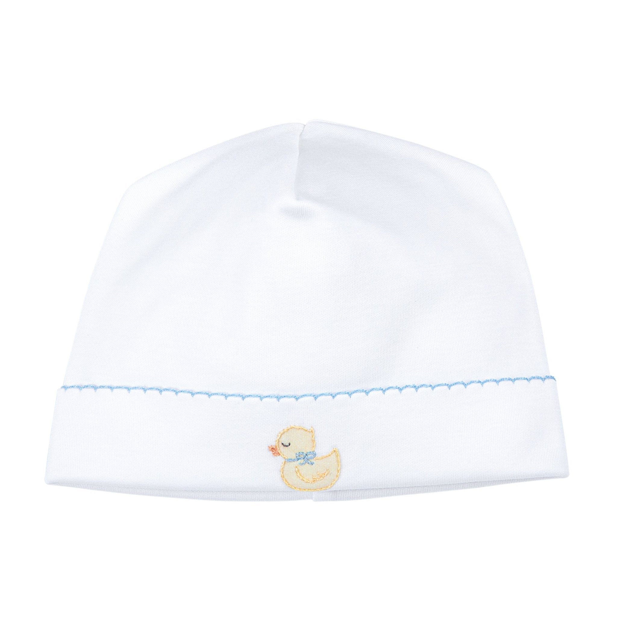 Precious Ducklings Embroidered Hat - Blue - Magnolia BabyHat