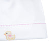 Precious Ducklings Embroidered Hat - Pink - Magnolia BabyHat