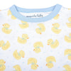 Precious Ducklings Long Pajamas - Blue - Magnolia BabyLong Pajamas