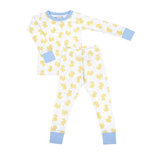  Precious Ducklings Long Pajamas - Blue - Magnolia BabyLong Pajamas