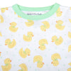 Precious Ducklings Long Pajamas - Celery - Magnolia BabyLong Pajamas