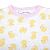 Precious Ducklings Long Pajamas - Pink - Magnolia BabyLong Pajamas