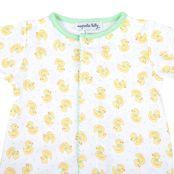 Precious Ducklings Print Converter - Celery - Magnolia BabyConverter Gown