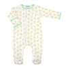 Precious Ducklings Print Footie - Celery - Magnolia BabyFootie