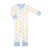 Precious Ducklings Zip Pajamas - Blue - Magnolia BabyZipper Pajamas