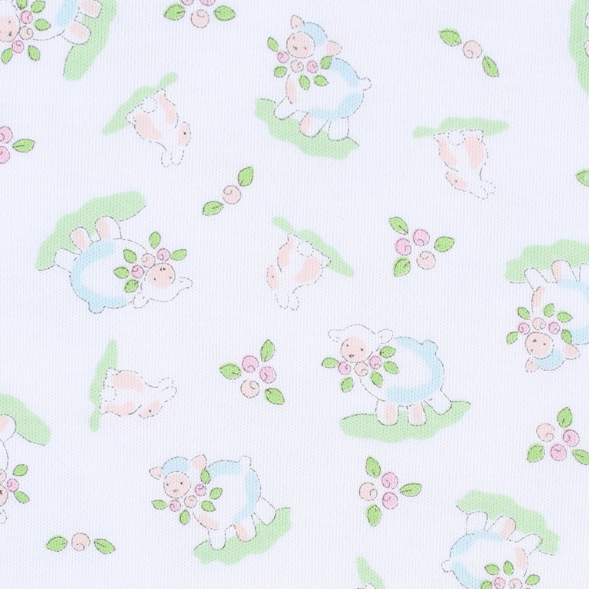 Precious Lamb and Bunny Nightdress - Magnolia BabyNightdress