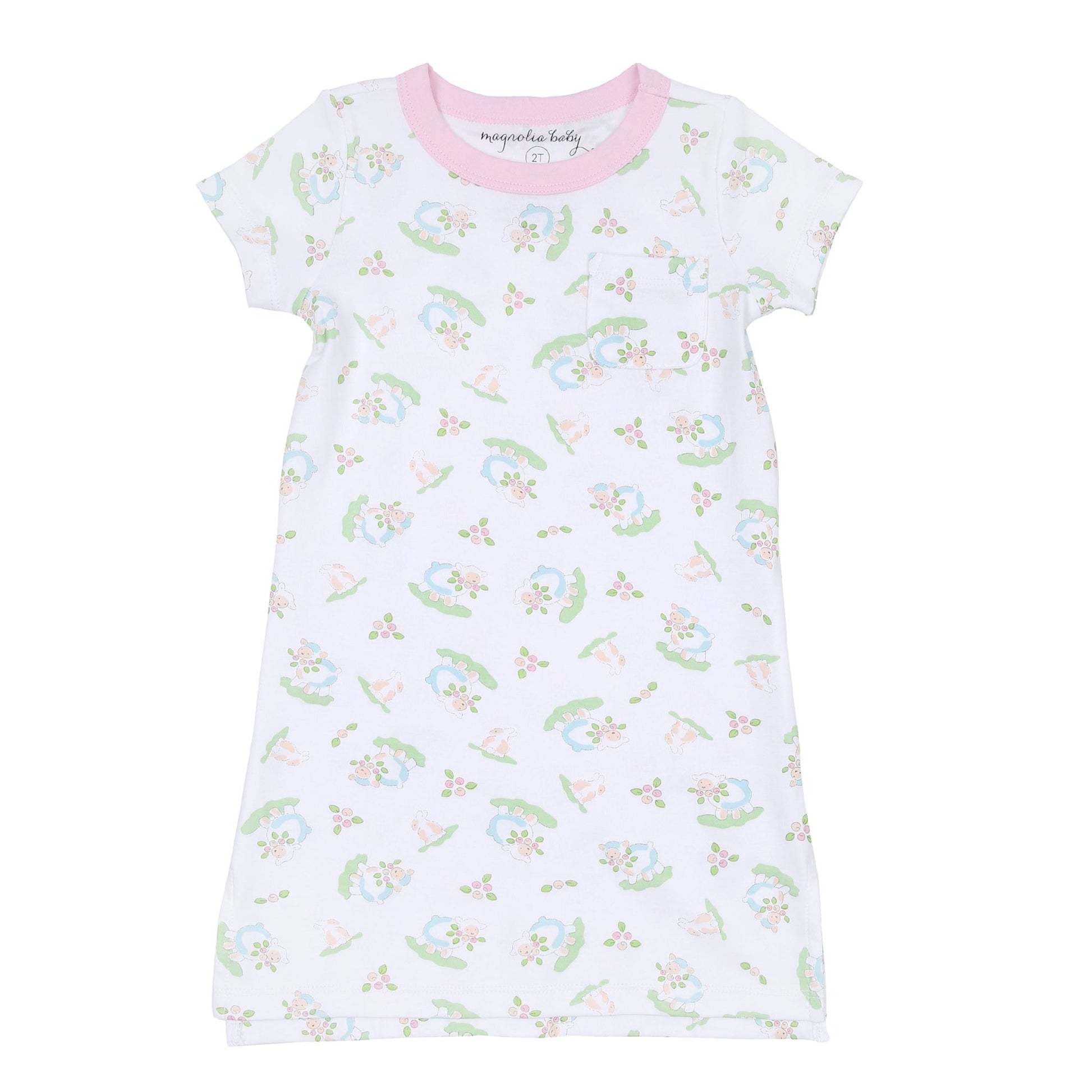 Precious Lamb and Bunny Nightdress - Magnolia BabyNightdress