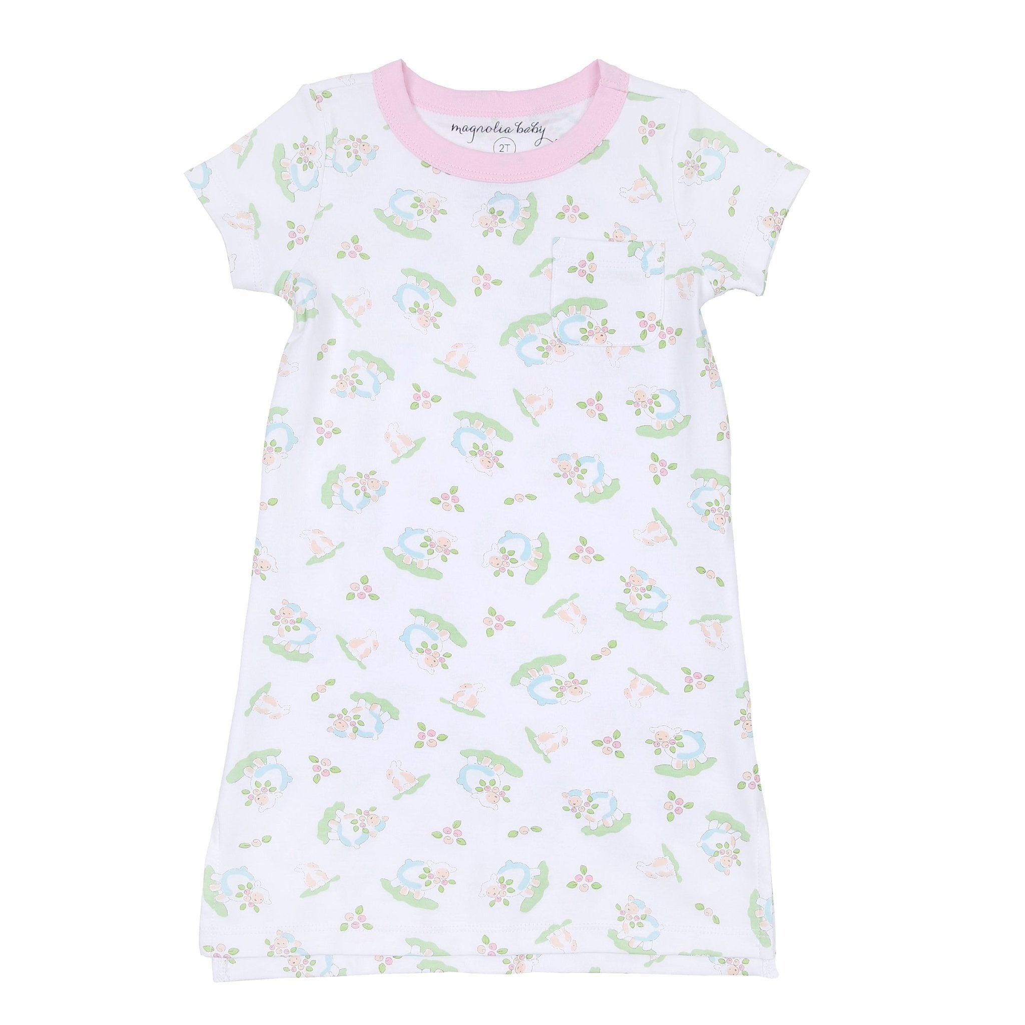 Precious Lamb and Bunny Nightdress - Magnolia BabyNightdress