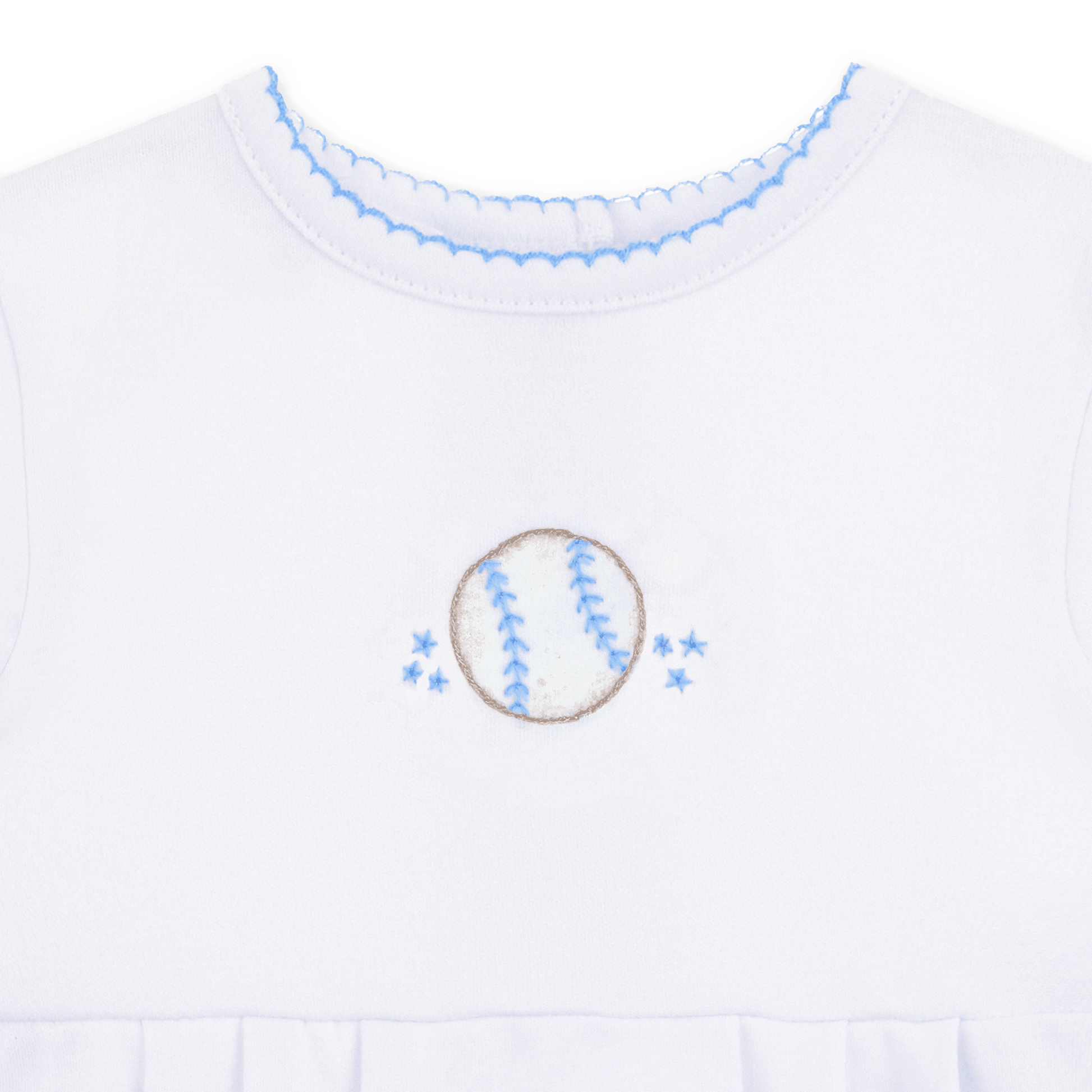 Precious Lil' Sluggers Embroidered Bubble - Light Blue - Magnolia BabyBubble