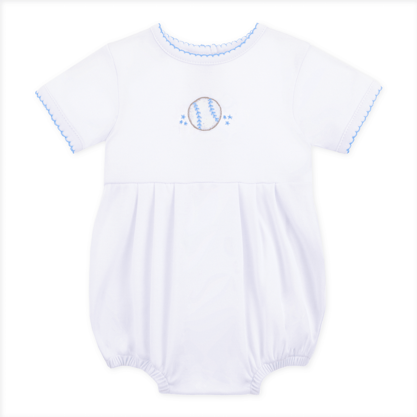 Precious Lil' Sluggers Embroidered Bubble - Light Blue - Magnolia BabyBubble
