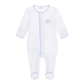 Precious Lil' Sluggers Embroidered Footie - Light Blue - Magnolia BabyFootie