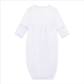 Precious Lil' Sluggers Gathered Gown - Light Blue - Magnolia BabyGown