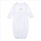 Precious Lil' Sluggers Gathered Gown - Light Blue - Magnolia BabyGown