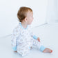 Precious Lil' Sluggers Long Pajamas - Light Blue - Magnolia BabyLong Pajamas