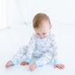 Precious Lil' Sluggers Long Pajamas - Light Blue - Magnolia BabyLong Pajamas
