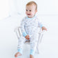 Precious Lil' Sluggers Long Pajamas - Light Blue - Magnolia BabyLong Pajamas