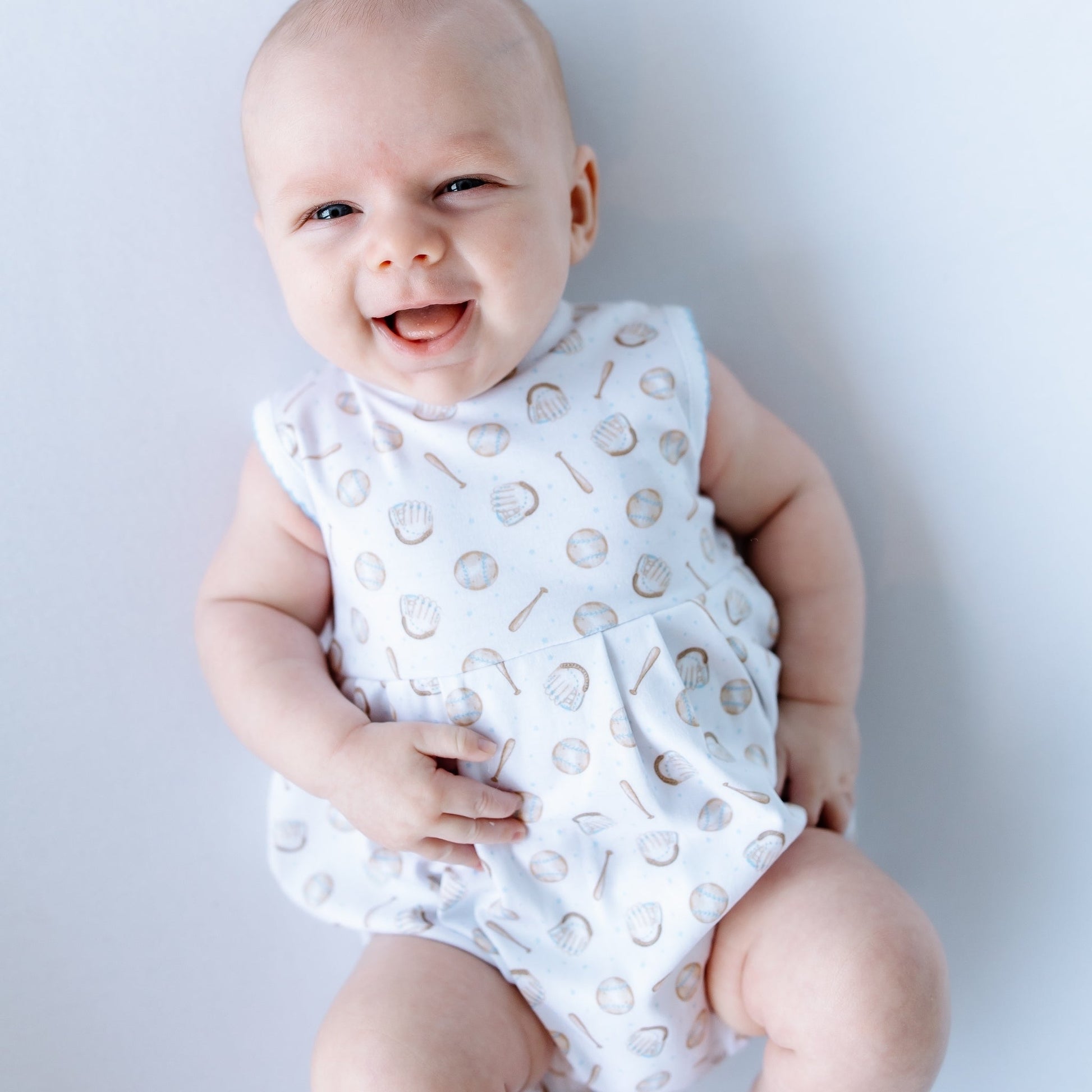 Precious Lil' Sluggers Print Bubble - Light Blue - Magnolia BabyBubble