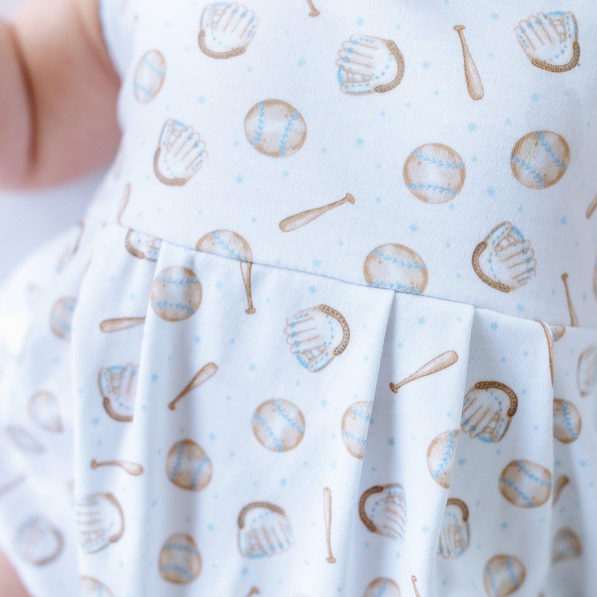 Precious Lil' Sluggers Print Bubble - Light Blue - Magnolia BabyBubble
